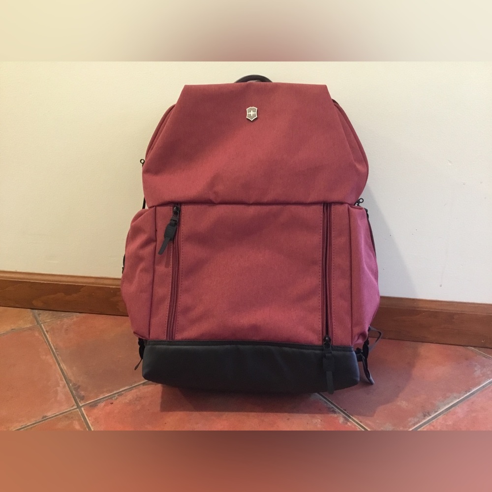 Red Victorinox Versatile Backpack